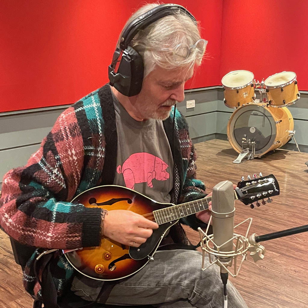 David Cummins recording at the Neve VRL studio